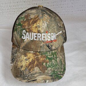 Port Authority Sauereisen Co. since 1899 baseball hat cap camo mesh Realtree adj